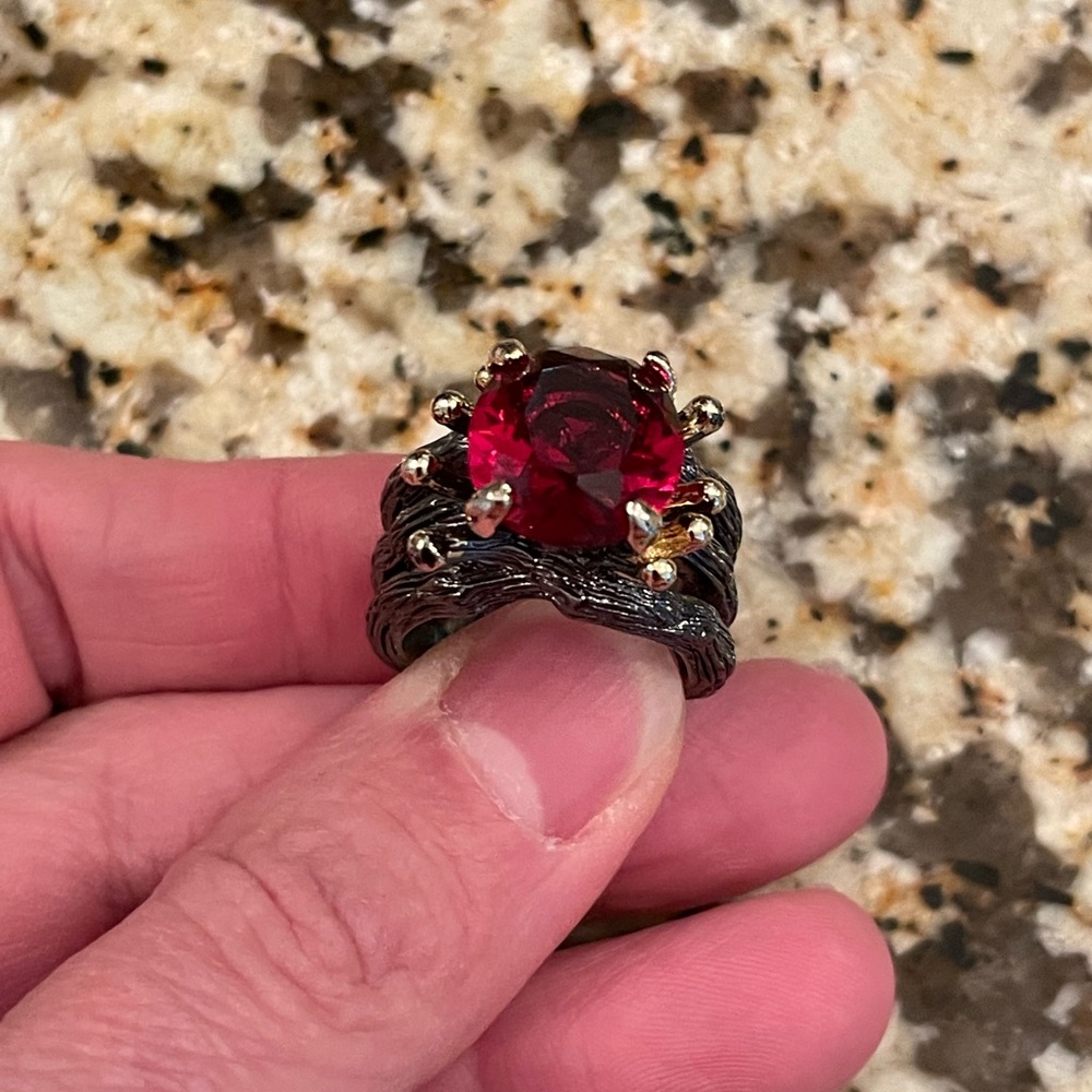 Solid Sterling Silver Stamped 925 Two-Tone Silver… - image 3